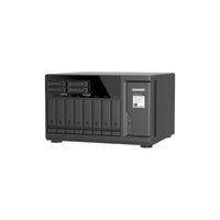 QNAP TVS-H1277AX-R5-16G-US 12-Bay QuTS hero NAS (8 x 3.5 SATA + 4 x U.2 NVMe slots), AMD Ryzen 5 7000 series 6C12T (boost up to 5.1 GHz), 16GB DDR5 non-ECC RAM