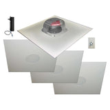 OWI 2X2VG-HDTR62 6.5" 2-Source Amplified Drop Ceiling Speakers on 2X2 Tile, 40W
