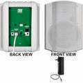 OWI AMP-CAT602-1W- White Surface Mount Amplified Speaker with CAT Amplifier