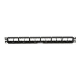 Panduit CPP24WBLY Mini-Com 24-Port Patch Panel, 1RU, Black (Pack of 10)