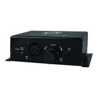 Vanco PA-EXMIX PA-EXMIX Mixing Microphone and Analog Audio Extender over Cat5e/6, XLR and AUX Inputs, PoC, Black
