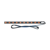 Middle Atlantic PDT-1020C-NS PDT Series Low Profile Vertical Power Strip, 20A, 10-Outlet Rack Mounted Power