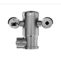 Pelco EXBE2-2X30VF24-SPT-ACG-1 ExSite Enhanced 2 Series 2MP Explosion-Proof Bispectral PTZ Camera, 24.4mm Lens, Stainless Steel