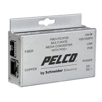 Pelco FMCI-PF1POE MEDIA Converter SFP, 100m, Power Over Ethernet