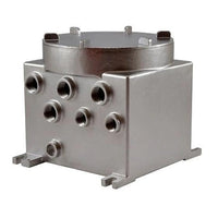 Pelco MBX1MAA MAXIMUS MBX Explosion-Proof Communication Box, Stainless Steel, 3 RJ45 Ports, 1 SFP Port, IP66/IP67/IP68/IP69 Rated