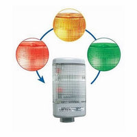 Edwards Signaling 108I-RGA-N5 108 Series Multi-Status LED Chameleon Multi-Status Indicator, Red Green Amber, 120VAC 50/60Hz