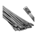 Protech 82201148 Coated Metal Stainless Steel Tie, 100-Piece, 5 Bags for 1 Roll of Cable