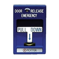 Potter 1000620-30 RMS-2T-WP Door Release, Blue