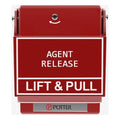 Potter 1000627 SPST Dual Action Weather Proof Pull Station, Agent Release