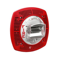 Potter SPKSTR-24WLPW Low Profile Evacuation Speaker/Strobe, White
