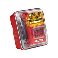 Potter CHS-24RR-WP CHS Series Red Colored Lens Strobe, 75 Candela, Red