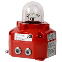 Potter D2XB1LD3024DCMN0H1RC Auto-Synchronizing LED Warning Light / Beacon, 24VDC, Red Body