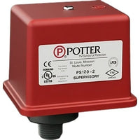 Potter 1341208/PS120-2 Brass Pressure Switch, SPDT