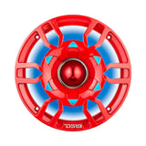 DS18 PRO-GTW6RD 6.5" Grill with Built-in 1.75" VC Neodymium Bullet Tweeter and RGB Lights 500 Watts Red(EACH)