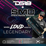 SMD Monoblock Amplifier with VM-1 Voltmeter and Digital LED Lights 2000W RMS at 1-ohm - Steve Meade Designs