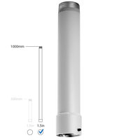 Pelco SP01-146B-SW 1.5" NPT Extension, 1m Length, White