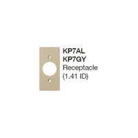 Hubbell KP7AL Ceiling Mount Wall Mount Plate, Keypad RCPT.1.41 ID Plate, Almond