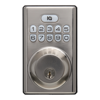 IQ IQDLK-PGK-SN PowerG Door Lock, Satin Nickel