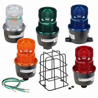 Federal Signal LP3ML-120A LP3L StreamLine Low Profile Steady Burning LED Light, 120V, Amber Lens