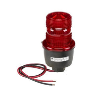 Federal Signal LP3PL-120R StreamLine LP3L Series Low Profile LED Warning Light, 120VAC, Red, Pipe Mount