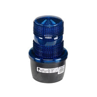 Federal Signal LP3S-012-048B StreamLine Strobe Light, Surface Mount, 12-48VDC, Blue Lens