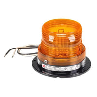 Federal Signal LP6-012-048A StreamLine Low Profile Mini Strobe, Surface Mount, Amber Lens, Black