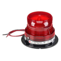 Federal Signal LP6-012-048R Strobe Screw-On Dome Light, 12-48V, Red