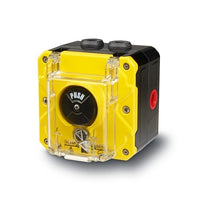 Federal Signal CP-PB-M-Y-1-FNN-00-1 Push Button Call Point, Single/Screw Terminal, M20, Lift Flap, Yellow