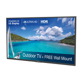 Neptune NT654 65" Full Sun Series 4K HDR Outdoor Smart TV with Tilting Wall Mount