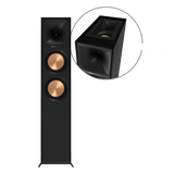 Klipsch R-605FA-BL Reference Premiere Floorstanding Speaker with Dolby Atmos, Black