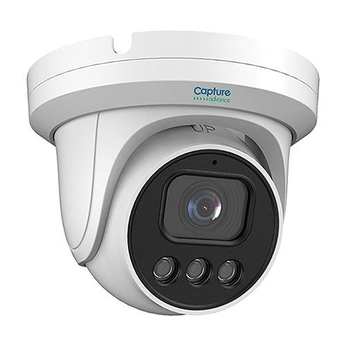 Capture Advance R2-5MPFXTUR 5MP WDR IR Turret IP Camera, 2.8mm Lens, NDAA Compliant, White, Replaces R2-4MPIPEYE