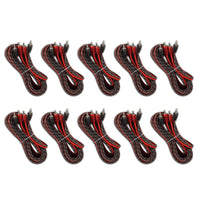 16 ft Ultra Flex 100% OFC RCA Cable Wire – 10-Pack