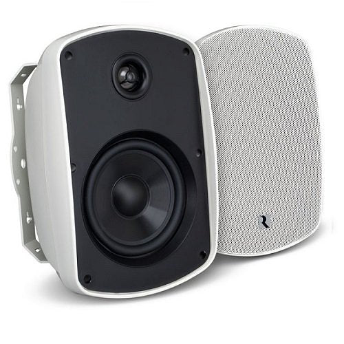 Russound 5B55MK2-W 5.25" 2-Way OutBack Speaker, Indoor/Outdoor, Pair, White