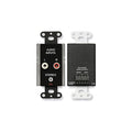 RDL DB-CIJ3D Consumer Input Jacks, Stereo Outputs, Black