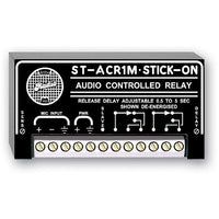 RDL ST-ACR1M Microphone Level Audio Controlled Relay, 0.5 to Seconds Delay