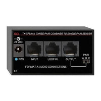 RDL TX-TPSA1A TX Series Three-Pair Combiner to Single-Pair Sender