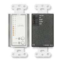 RDL D-RLC2 Remote Level Control Panel with Ramp and Pushbutton Adjustment