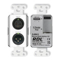 RDL D-RN12 Wall-Mounted Bi-Directional Mic / Line Dante Interface 1x2