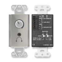 RDL DS-HPA3 Series 3.5W Wall-Mounted Audio Power and Headphone Amplifier, Stainless Steel
