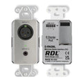 RDL DS-RN2ML Wall-Mounted Bi-Directional Mic / Line Dante Interface 2x2