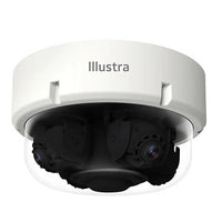 Illustra IPS32-M13-OIA4 32MP IP Outdoor Dome Camera, 3.6-11mm Fixed Lens, White
