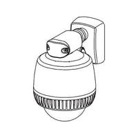 Illustra RHOWCA Dome Mount, Corner Bracket Adapter, Use with RHOSW or RHOLW