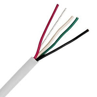ADI PRO RT-8001501 22/4 Stranded General Purpose Cable, CL2, 500', White, Speed Coil