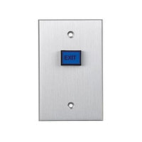 RCI 970BE-DMO-12X28 Exit Push Button, 28', 12V, Blue