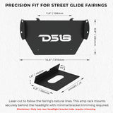 Harley-Davidson Street Glide Amplifier Rack for models 2014–2023