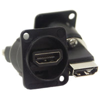 Switchcraft EHHD192BPKG EH Series HDMI-Style Feedthru Connector, Black
