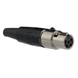 Switchcraft TA5FX Mount 5-Pin Female Jack, Nickel