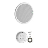 Shure MXA901W-R-HCM-V Ceiling Microphone Flush-Mount Bundle for Medium