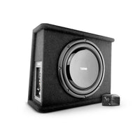 10" Loaded Amplified Shallow Subwoofer Enclosure 350 Watts Rms