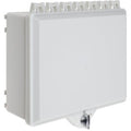 STI 7521-OW NEMA 4X Protective Cabinet with Backplate and Thumb Lock, White